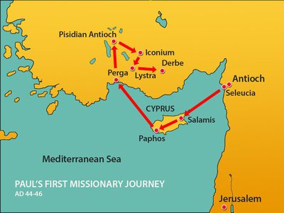 Paul&#x27;s First Missionary Journey