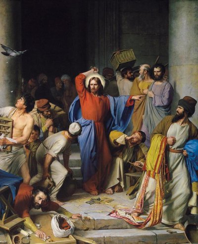Casting out money changers