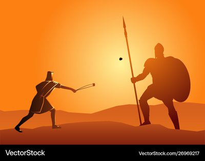 david-and-goliath-vector-26969217