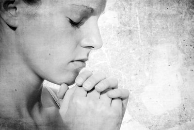 Woman in prayer