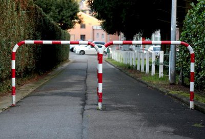 road blocked